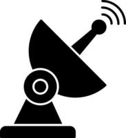 Satellite dish icon vector