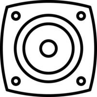 A speaker icon on a white background vector