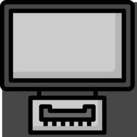 Computer monitor clip art vector