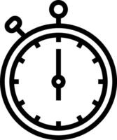 A stopwatch icon on a white background vector