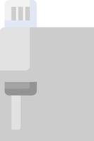 A white and gray computer with a mouse and keyboard vector