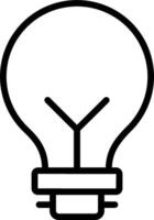 Light bulb clipart vector