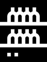 A black and white logo with four bottles on it vector