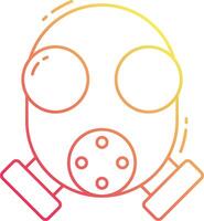 A gas mask icon on a white background vector