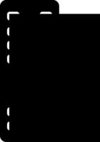 A black and white square with a white border vector