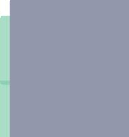A folder with a green and gray background vector