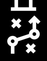 A black and white icon of a plug and a light vector