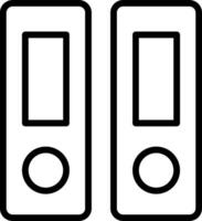 File cabinet icon illustration vector