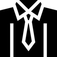 A black and white image of a tie vector