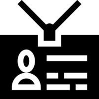 A black and white icon of a person with a clipboard vector