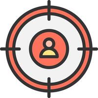 Targeting illustration design vector