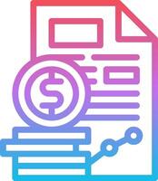 A stack of money and a dollar sign icon vector