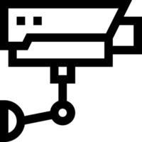 A black and white image of a camera vector