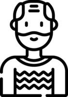 A man wearing a mask and a swim cap vector