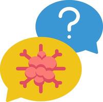 What is a question bubble vector