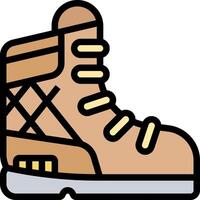 A pair of boots on a white background vector