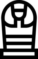 A black and white icon of a helmet vector