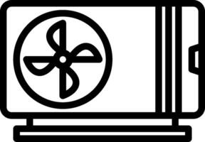 Air conditioner icon vector