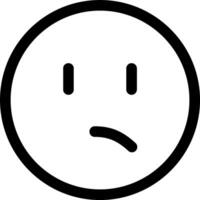 A black and white smiley face with a sad face vector