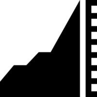 A black and white image of a film strip vector