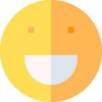 A smiley face with a yellow background vector