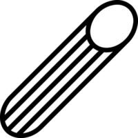 A black and white drawing of a thermometer vector