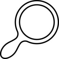 Magnifying glass icon vector