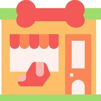 A dog store with a dog bone and a dog bone vector