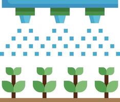 Watering system for plants vector