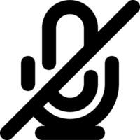 No microphone icon illustration vector