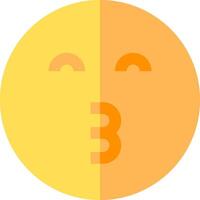 A yellow smiley face with a face on it vector