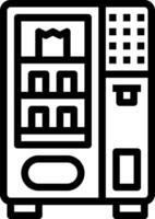 A vending machine icon on a white background vector