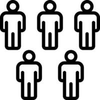A group of people with different shapes vector
