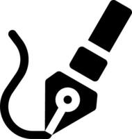 A pen and ink icon on a white background vector