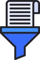 A file folder icon on a white background vector