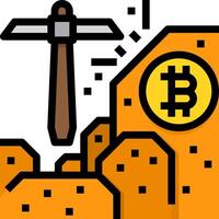 Bitcoin mining with a hammer and a bitcoin vector