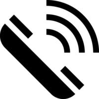 A phone icon with a phone and a phone icon vector