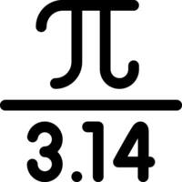 The pi symbol is shown in black and white vector