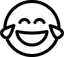 A smiling face with a happy face vector