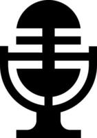 A microphone icon on a white background vector