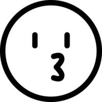 A black and white image of a smiley face vector