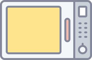 Microwave oven icon illustration design vector