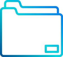 File folder icon vector