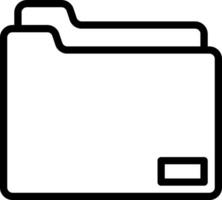 File folder icon vector