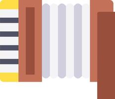 An accordion icon on a white background vector