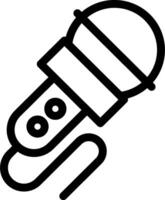 A microphone icon on a white background vector