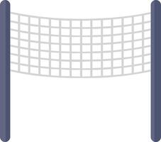 A volleyball net on a white background vector