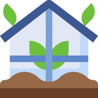 A house with a plant growing out of it vector