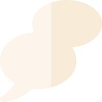 Two speech bubbles on a white background vector