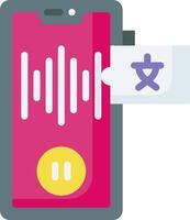 How to use google translate on your phone vector